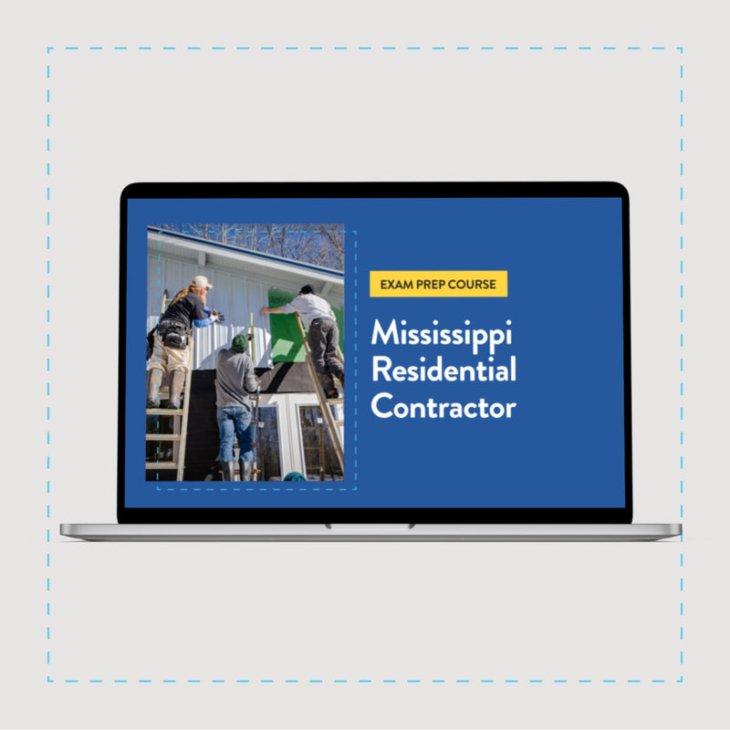 Mississippi Residential Builder Exam Prep Course