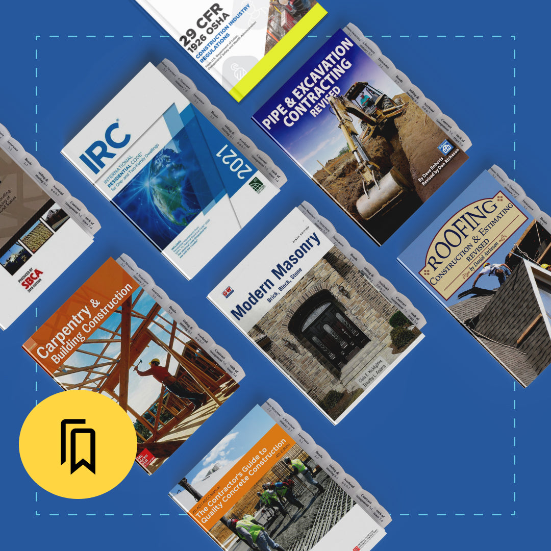 Mississippi Residential Builder Exam Tabbed and Highlighted Book Bundle