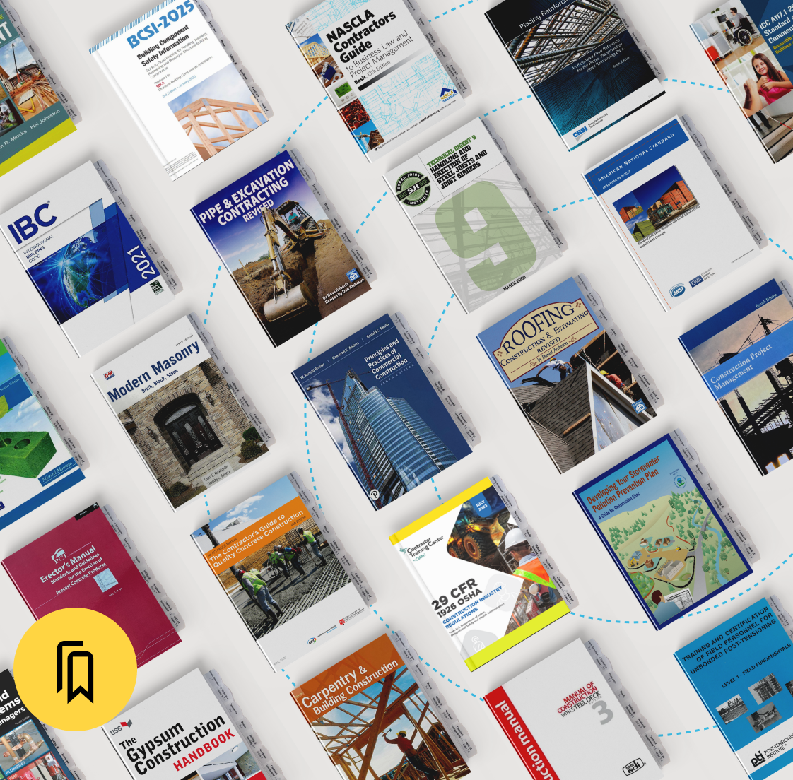 National NASCLA Commercial Builder Exam Tabbed and Highlighted Book Bundle