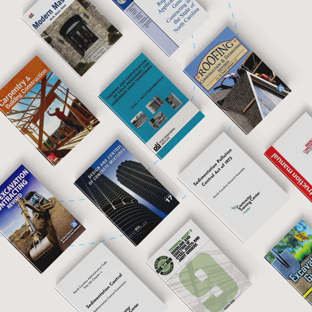 North Carolina Building Contractor Exam Supplemental Study References Book Bundle