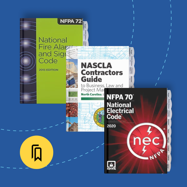 North Carolina Electrical Contractor Exam Tabbed & Highlighted Book Bundle
