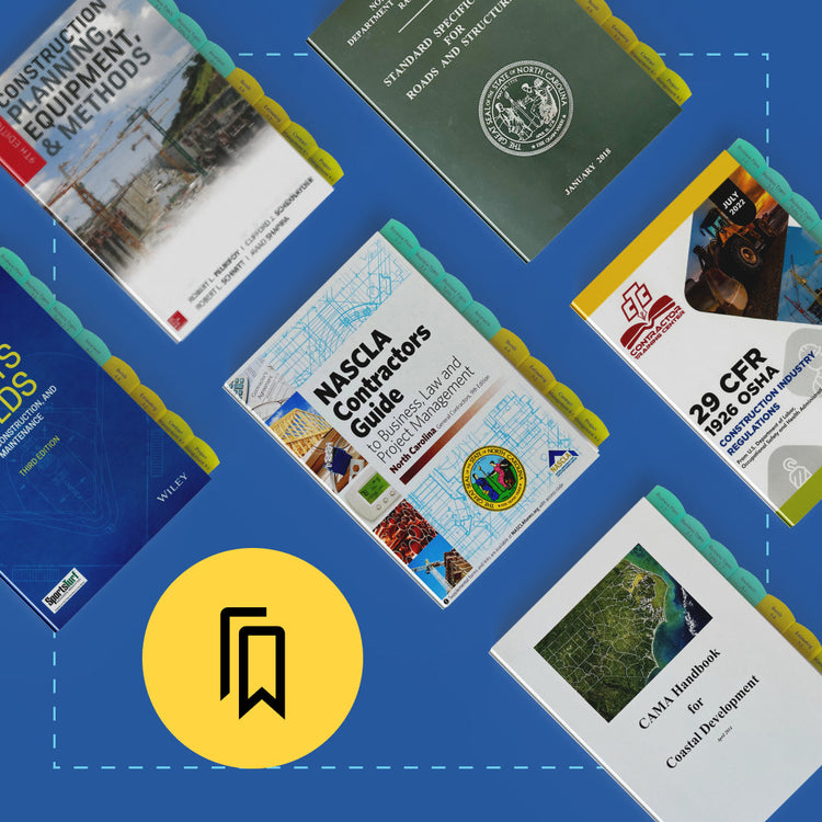 North Carolina Highway Exam Tabbed and Highlighted Book Bundle
