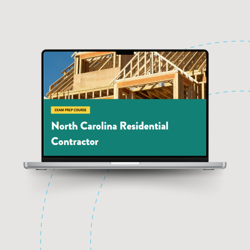 North Carolina Residential Contractor Exam Prep Course