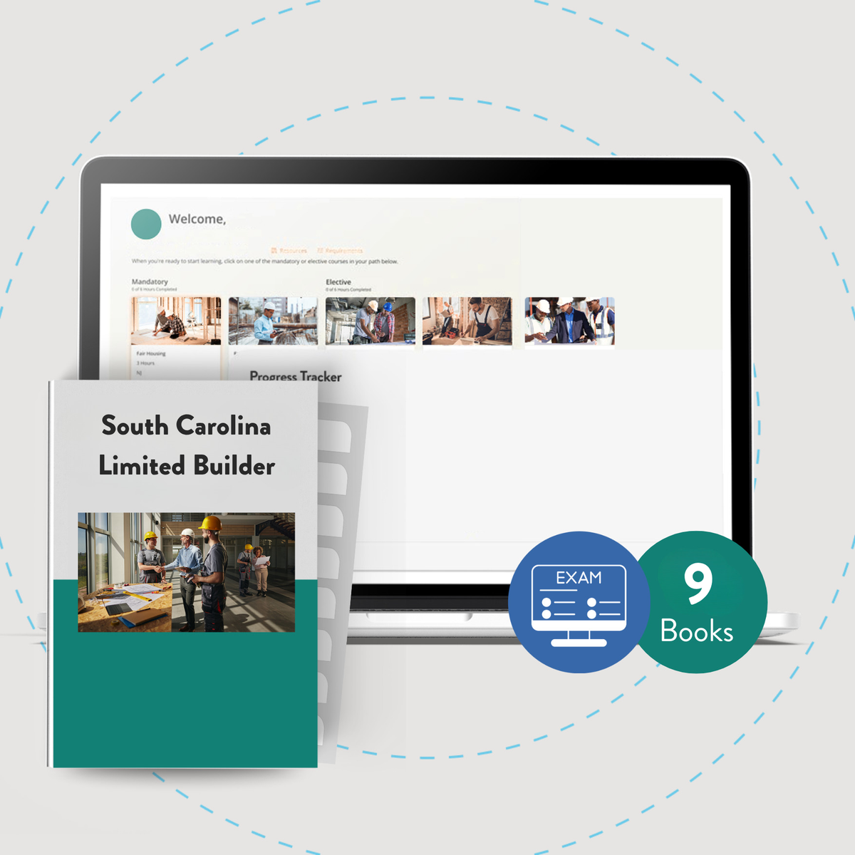 Online Course + Book Set: South Carolina Limited Builder Exam Prep