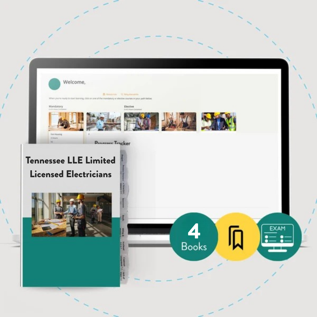 Online Course + Exam-Ready Book Set: Tennessee LLE Limited Licensed Electricians Essential Exam Prep