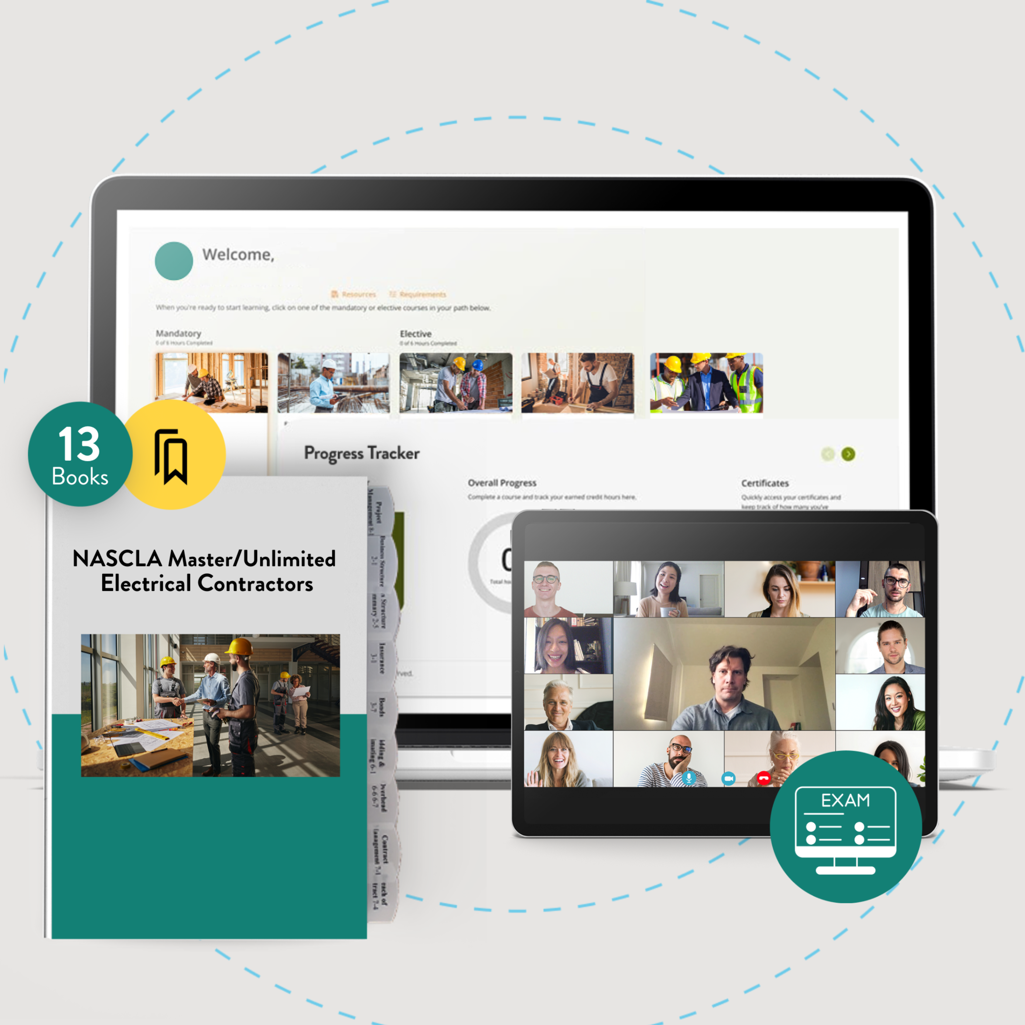 Online Package: NASCLA Exam for Master/Unlimited Electrical Contractors