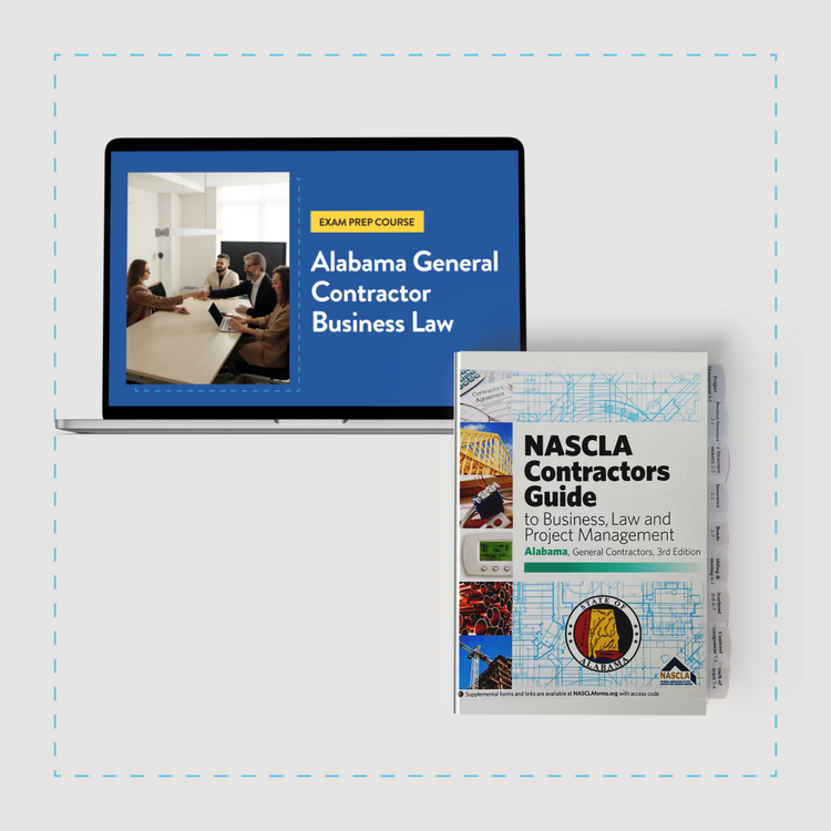 Pro Package: Alabama General Contractor Business Law Exam Prep