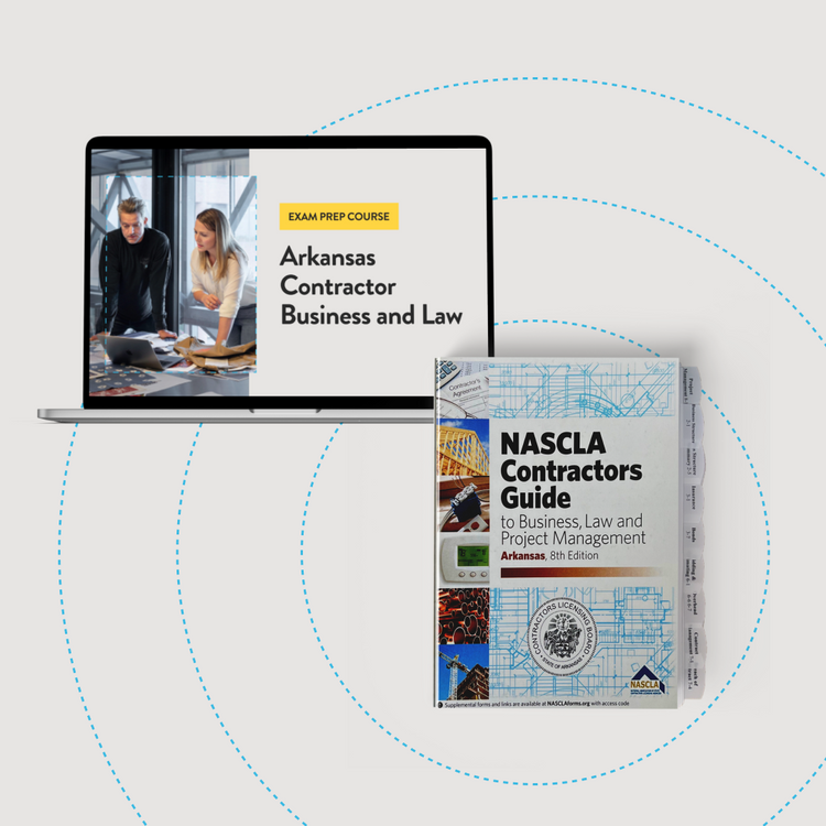 Pro Package: Arkansas Contractor Business and Law Exam Prep