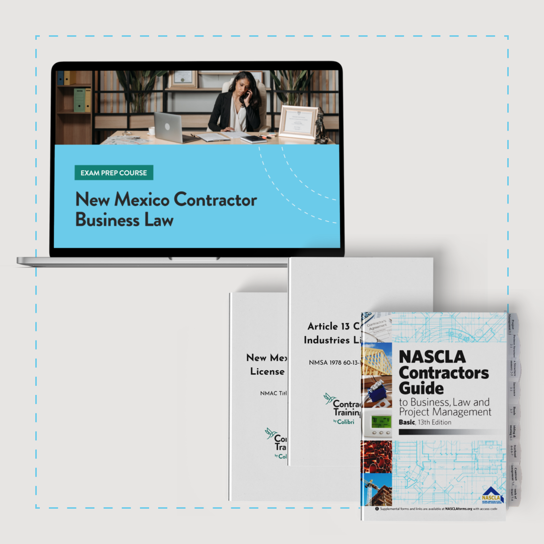 Pro Package: New Mexico Contractor Business and Law Exam Prep