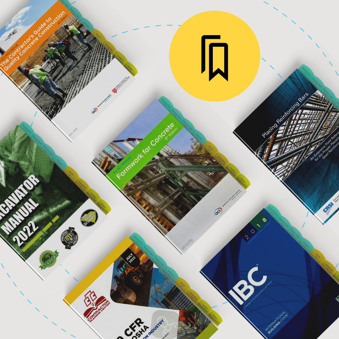 South Carolina Concrete Contractor Exam Tabbed and Highlighted Book Bundle