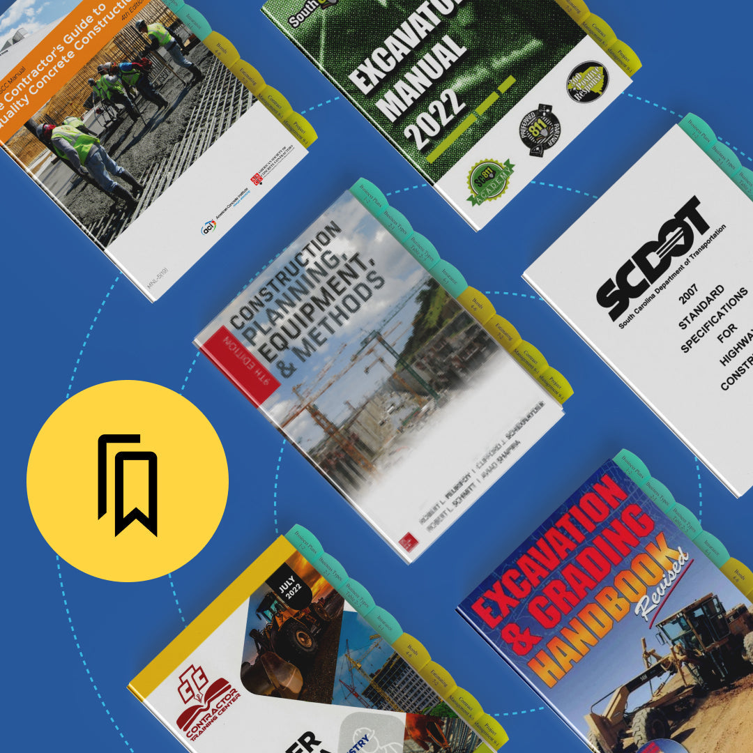 South Carolina Concrete Paving Exam Tabbed and Highlighted Book Bundle