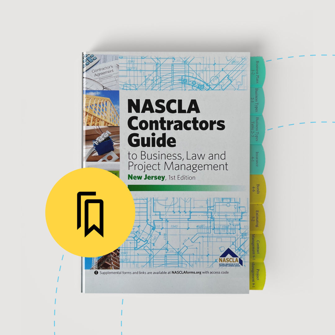 Tabbed and Highlighted New Jersey Business Law Exam Reference Manual