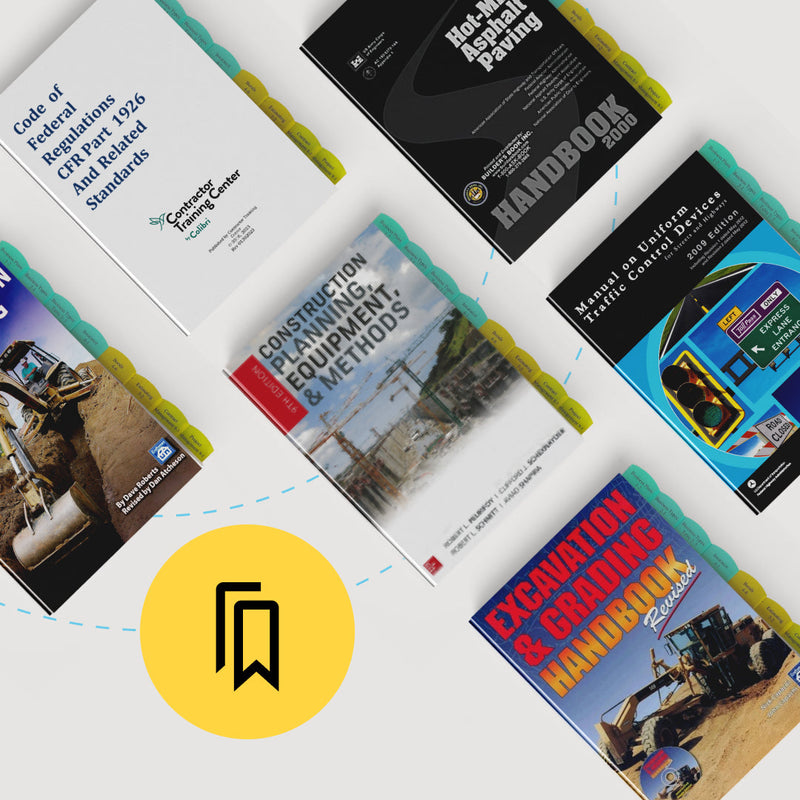 Virginia Asphalt, Paving & Sealcoating (PAV) Exam Tabbed and Highlighted Book Bundle