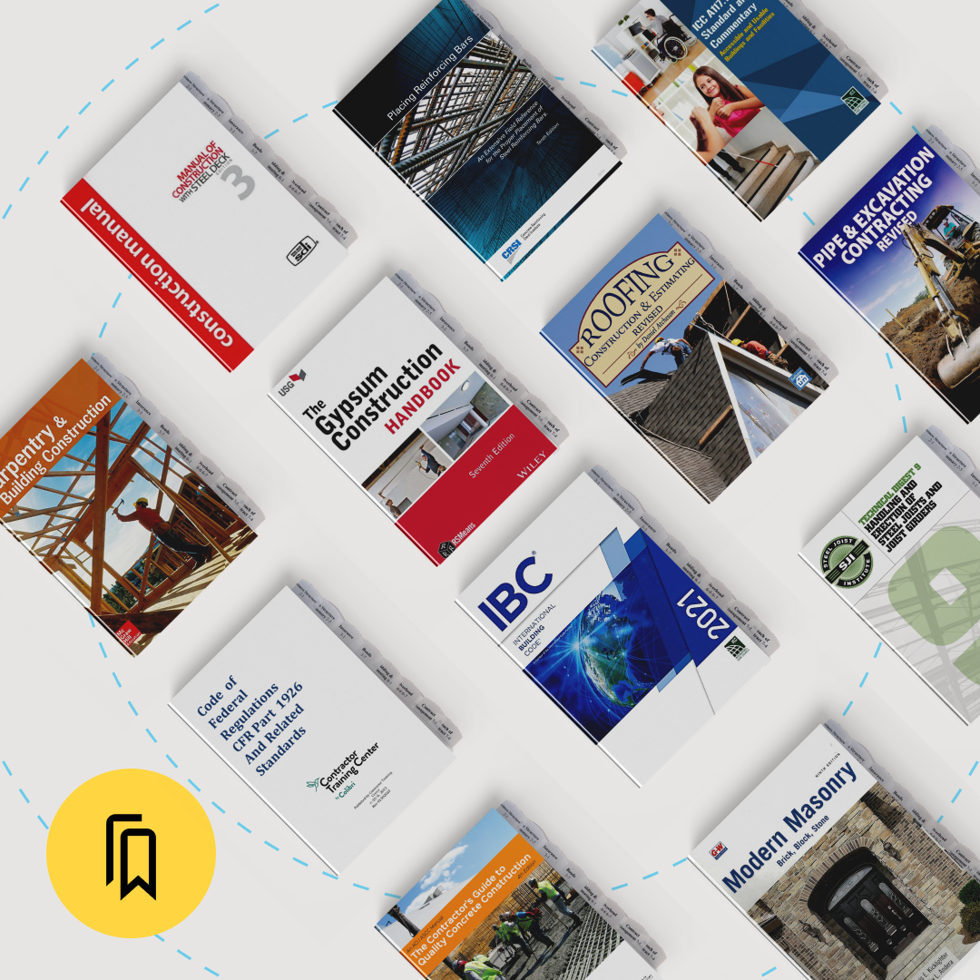 Virginia Commercial Building Contractor (CBC) Exam Tabbed and Highlighted Book Bundle