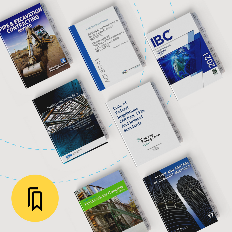 Virginia Concrete Contracting (CEM) - Tabbed and Highlighted Book Bundle