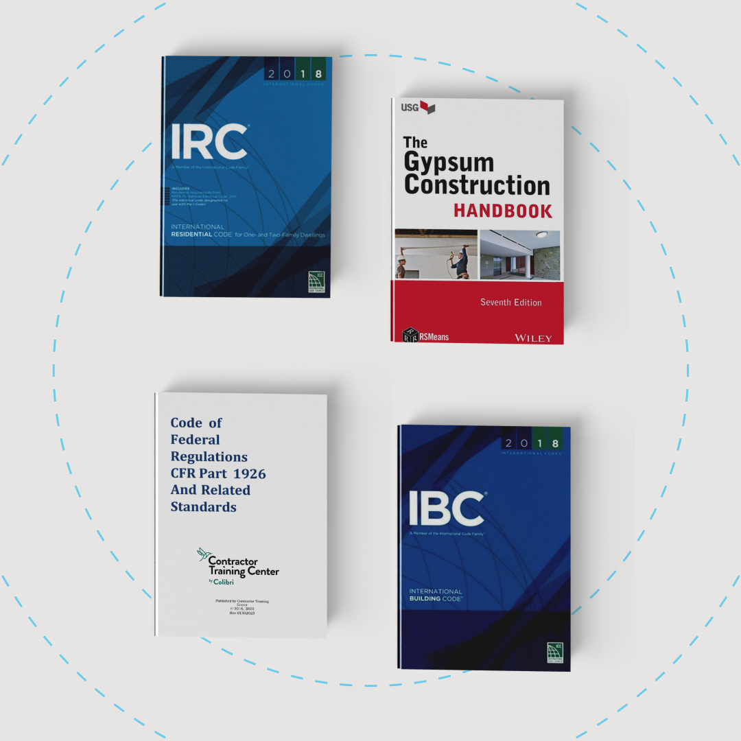 Virginia Drywall Contracting (DRY) Exam Book Bundle