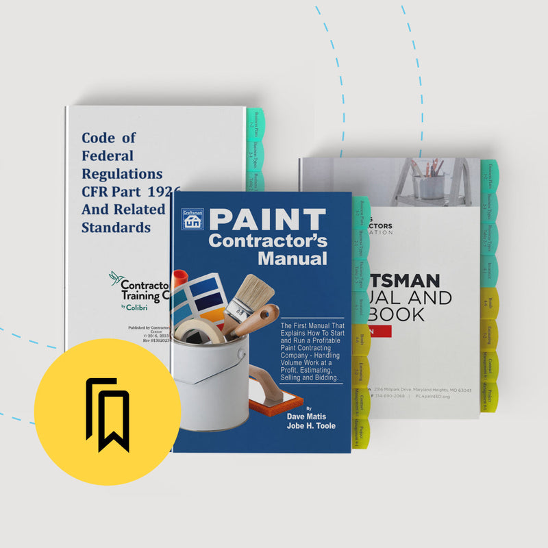 Virginia Painting and Wall Covering (PTC) Tabbed and Highlighted Book Bundle